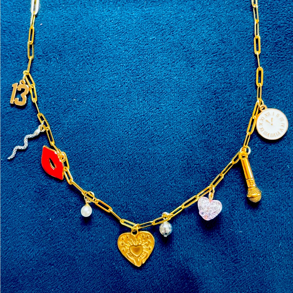 Taylor Swift Custom Charm Necklace